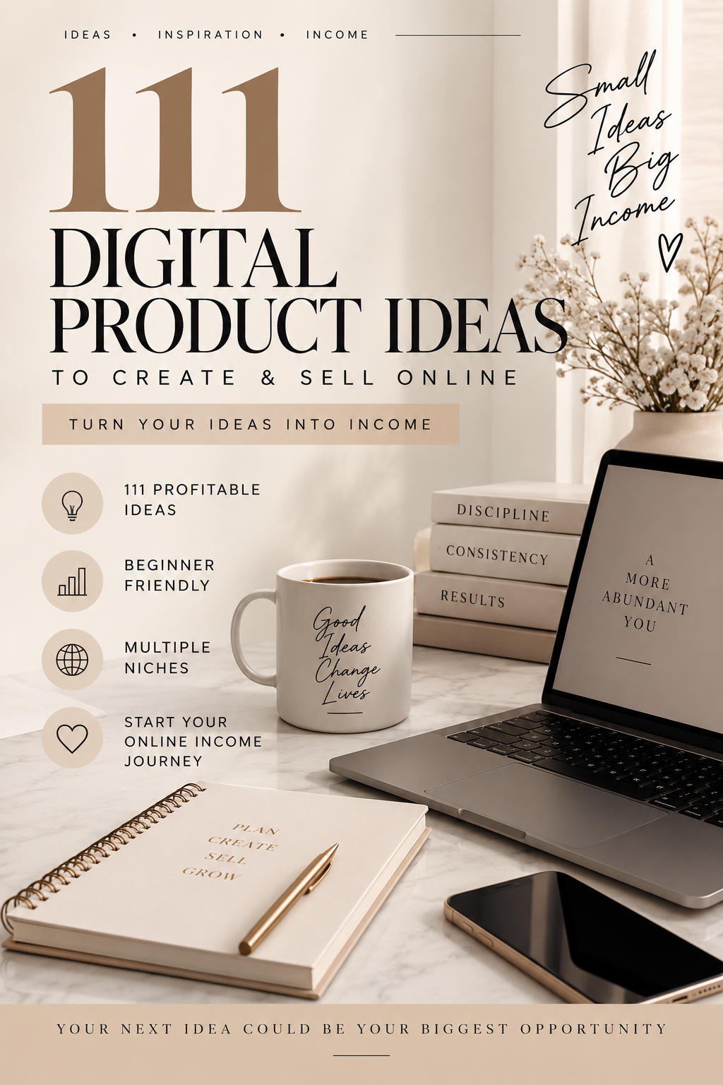 111 Digital Product Ideas to Create & Sell Online