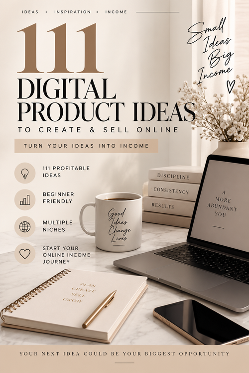 111 Digital Product Ideas to Create & Sell Online
