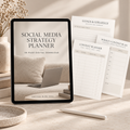 Social Media Strategy Planner – 38-Page Digital Download